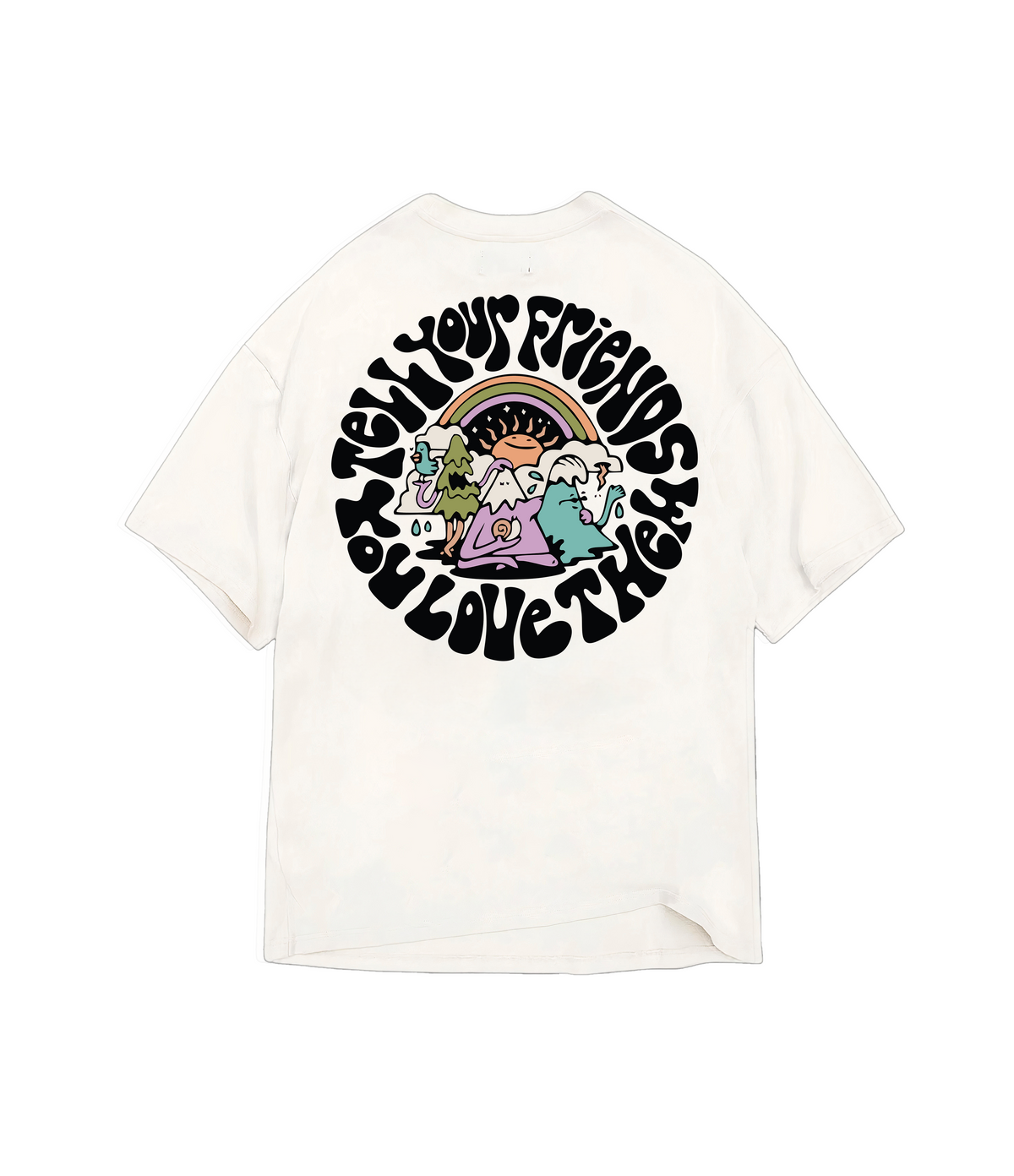 Camiseta Oversized Woke friends