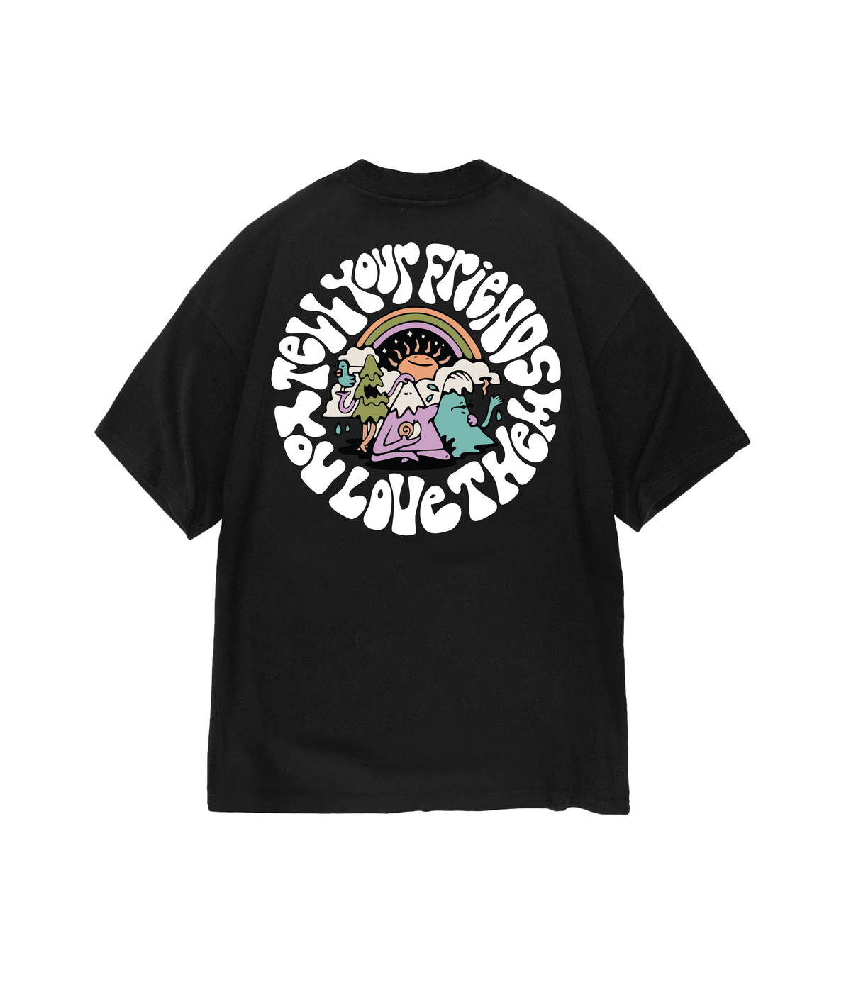 Camiseta Oversized Woke friends
