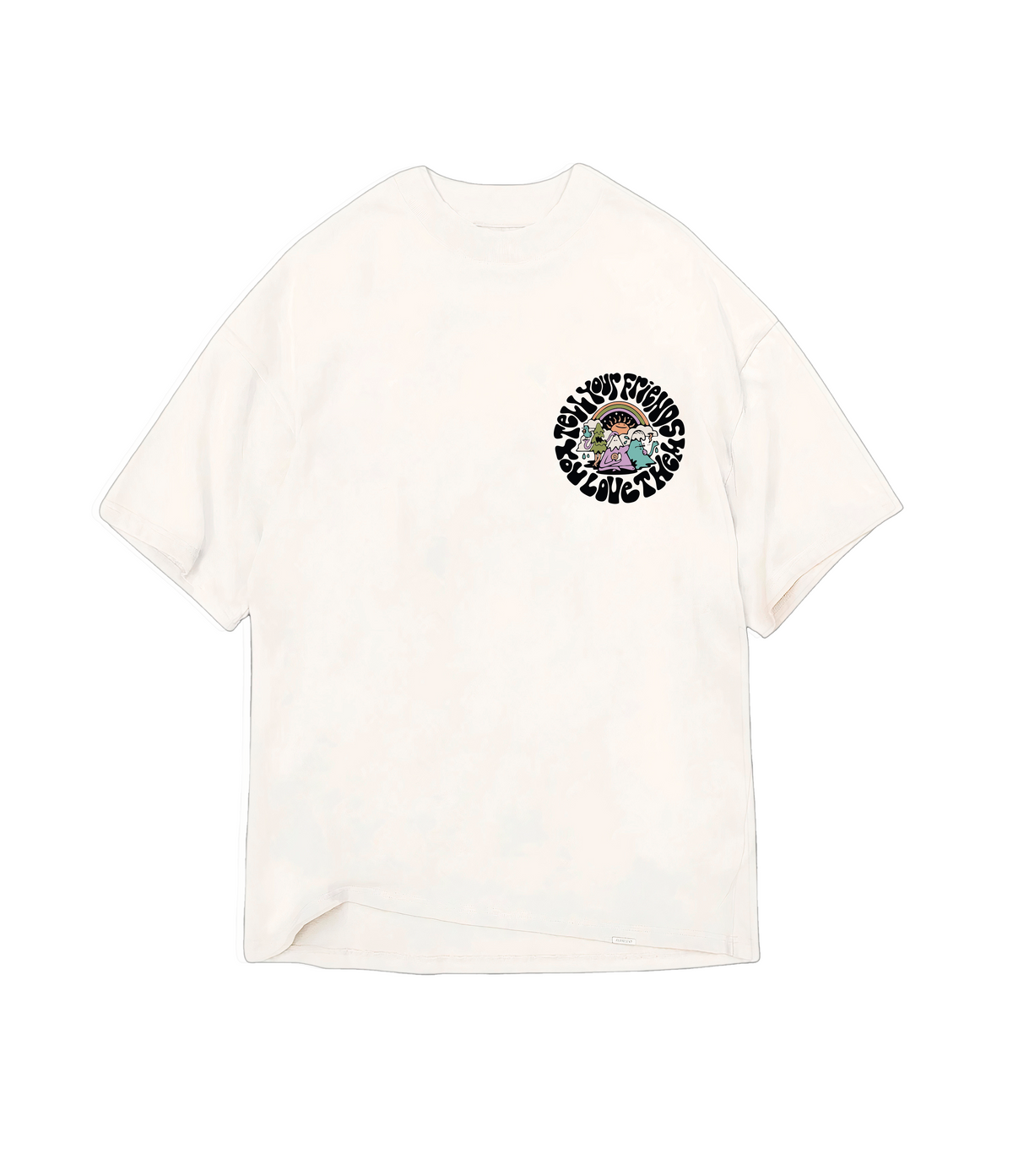 Camiseta Oversized Woke friends